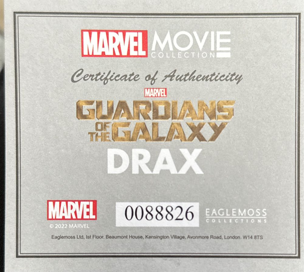 Drax - Dave Bautista (Guardians Of The Galaxy) action figure collectible - Main Image 3