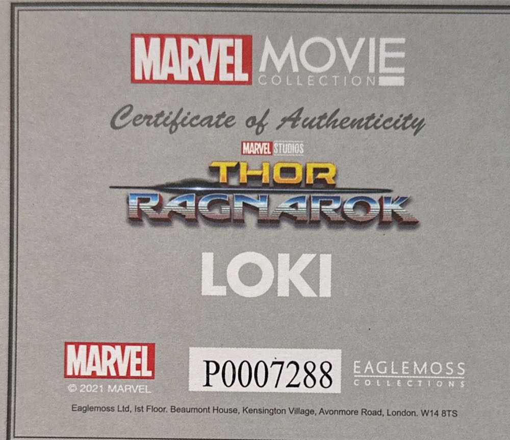 Loki - Tom Hiddleston (Thor: Ragnarok) action figure collectible - Main Image 3