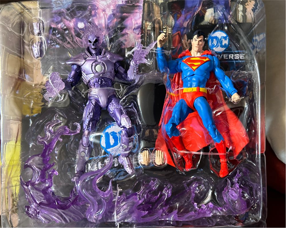 Superman Vs Atomic Skull - McFarlane Toys / DC Multiverse (Atomic Skull Vs Superman) action figure collectible [Barcode 787926156980] - Main Image 4