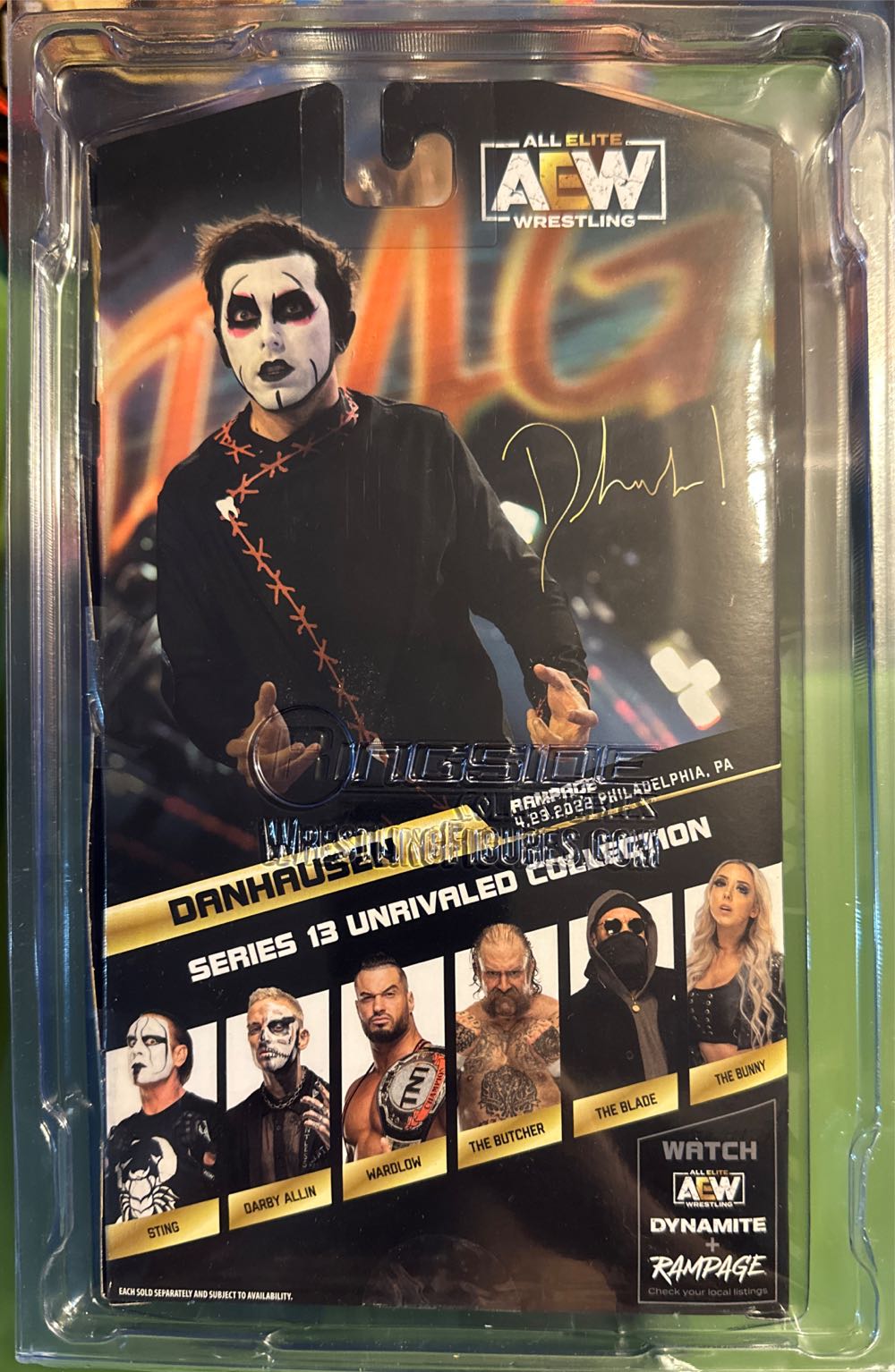 Danhausen - Jazwares (AEW) action figure collectible [Barcode 191726485094] - Main Image 2