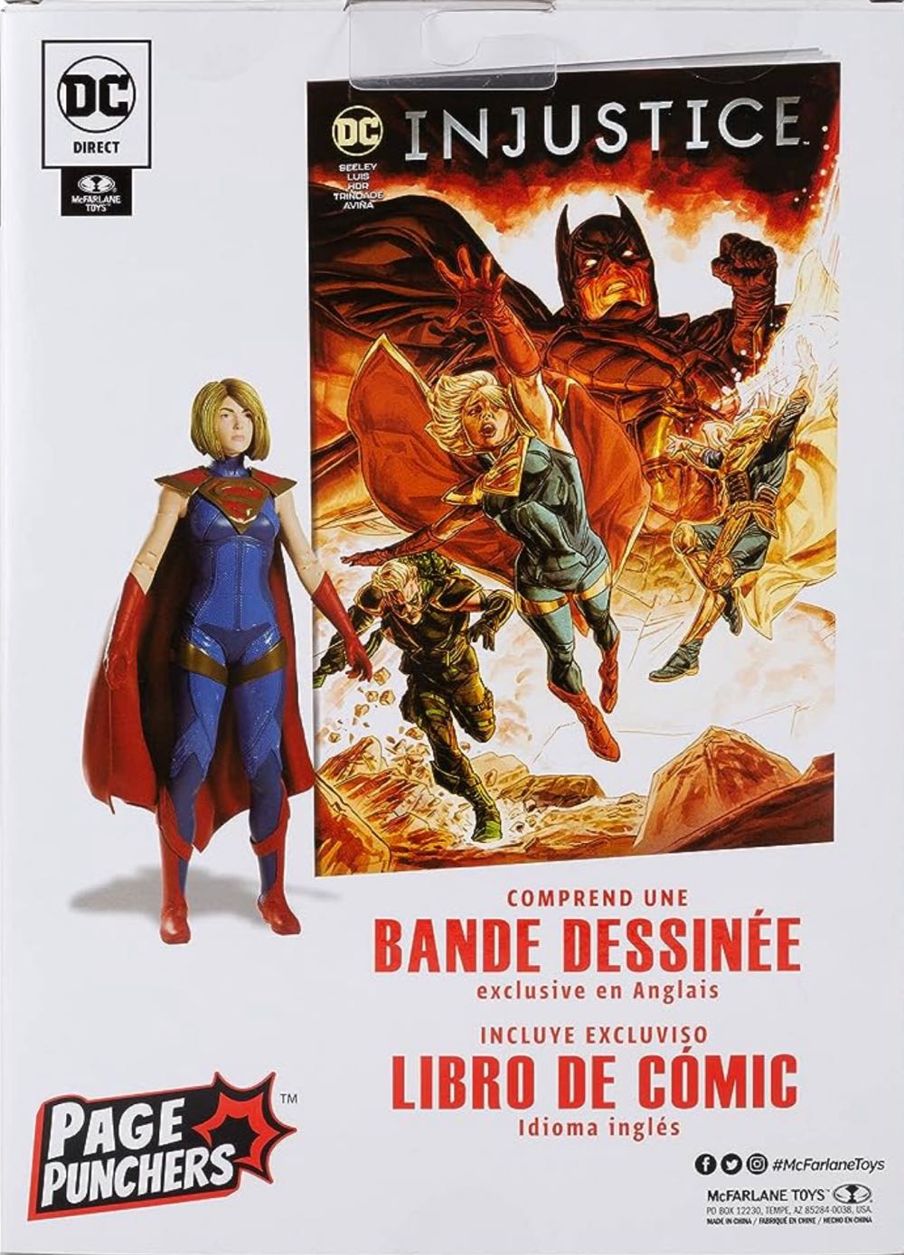 Supergirl - Page Punchers Injustice 2 - Mcfarlane Page Punchers action figure collectible - Main Image 2