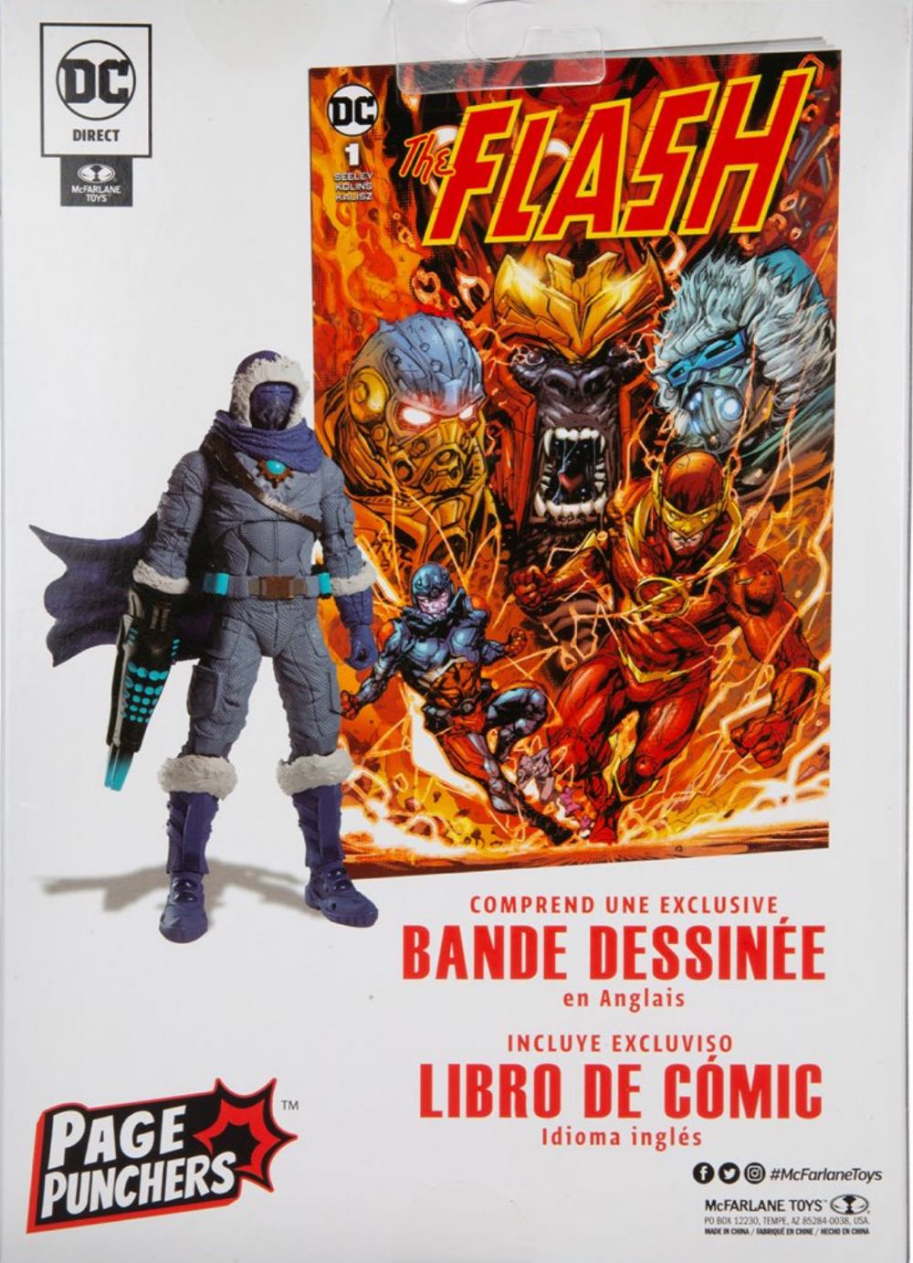 Captain Cold (The Flash Comic) - Mcfarlane Page Punchers (Page Punchers: The Flash) action figure collectible - Main Image 2