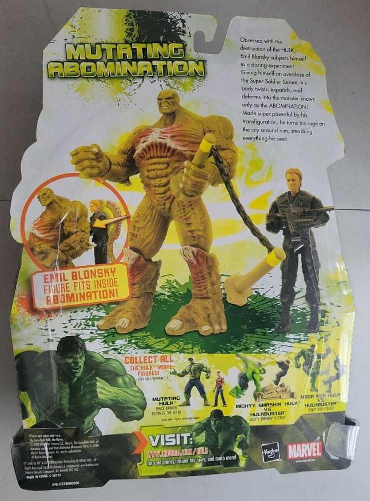 New Mutating Abomination Mcu Incredible Hulk Marvel Movie Line 6” Figure! C71  action figure collectible [Barcode 653569327608] - Main Image 2