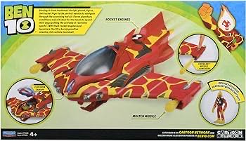 Heatblast Rocket Flyer - Playmates (Ben 10) action figure collectible - Main Image 2