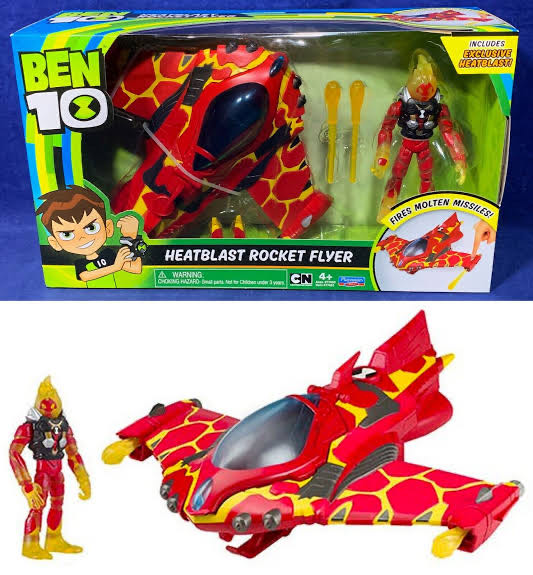 Heatblast Rocket Flyer - Playmates (Ben 10) action figure collectible - Main Image 3