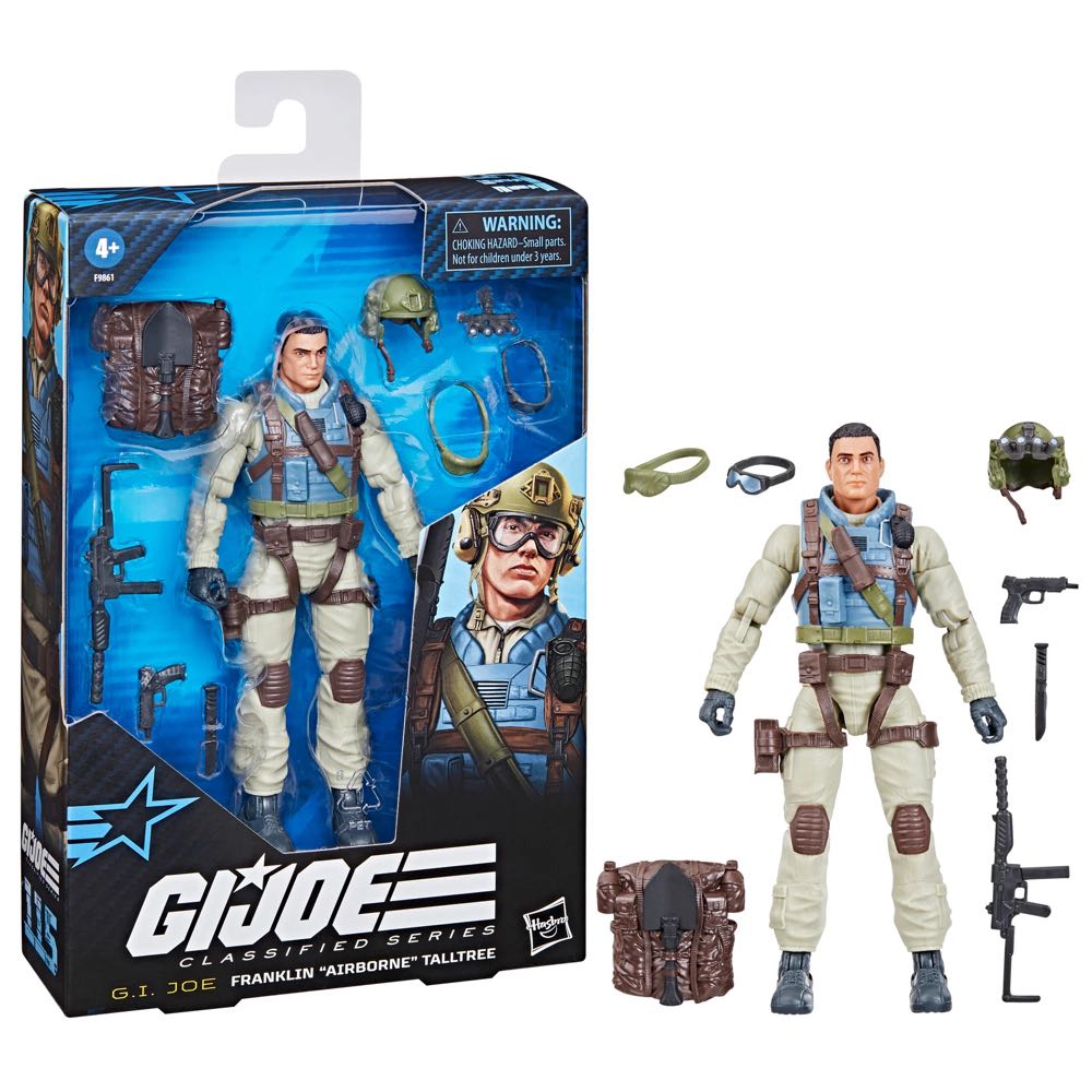 #115  Airborne - Hasbro (GI Joes Classified - Joes) action figure collectible - Main Image 2