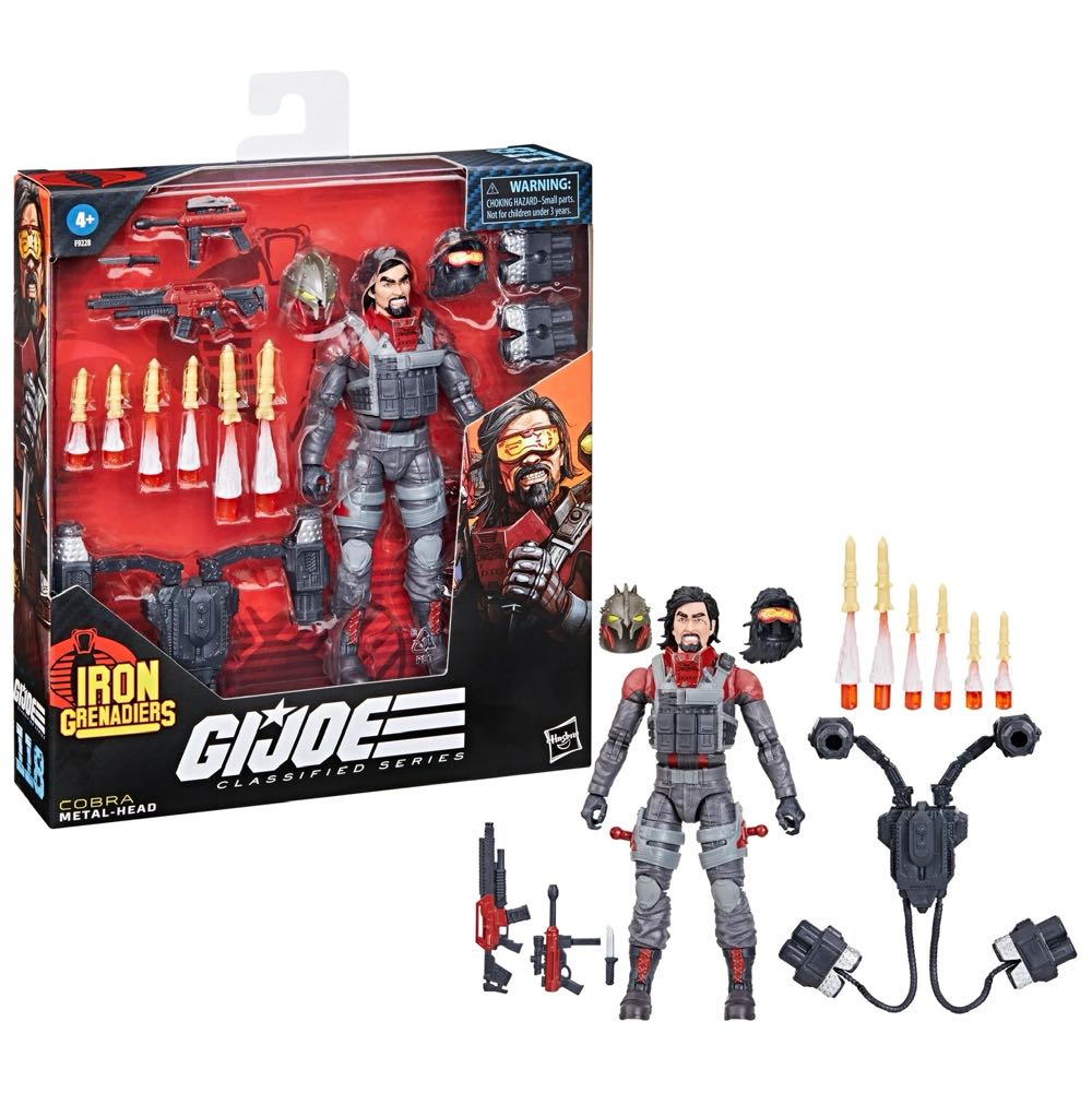 Iron Grenadier Metal-Head - Hasbro (GI Joes Classified Series - Cobra) action figure collectible - Main Image 2