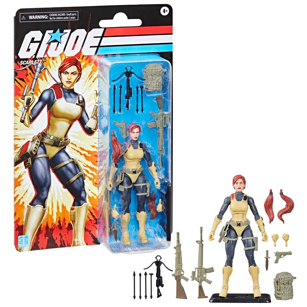 Scarlett (Retro) - Hasbro (G.I. Joe: Classified Series) action figure collectible - Main Image 2