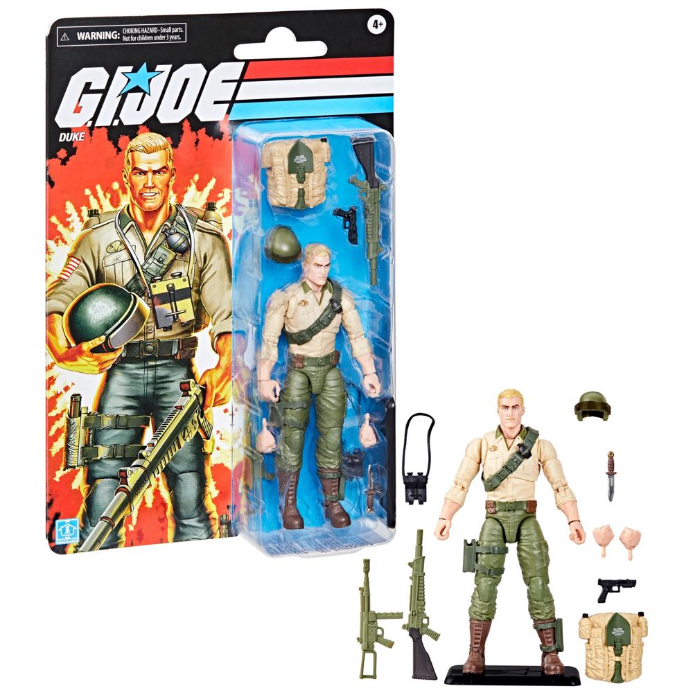 Duke (Retro Card) - Hasbro (GI Joes Classified - Joes) action figure collectible - Main Image 2
