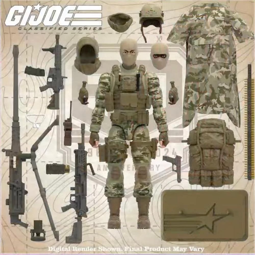 60th Anniversary Action Soldier [Infantry] - Hasbro (GI Joes Classified - Joes) action figure collectible - Main Image 1