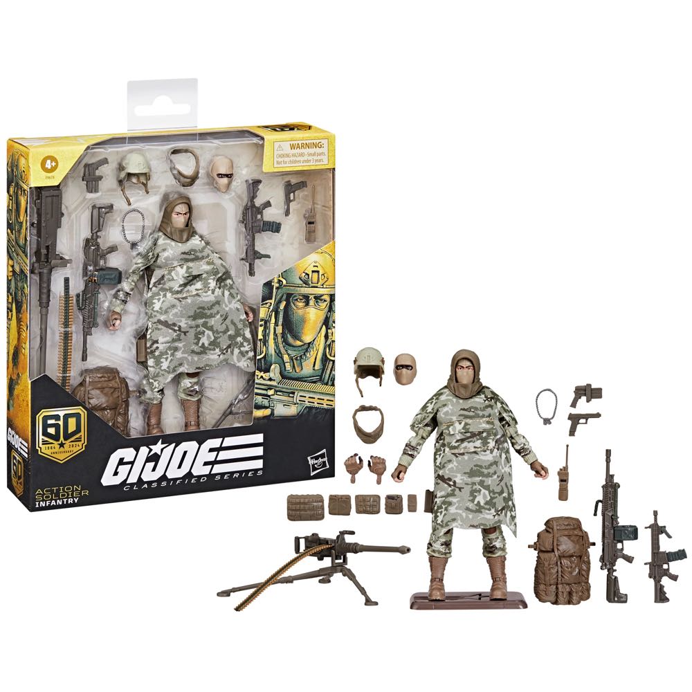 60th Anniversary Action Soldier [Infantry] - Hasbro (GI Joes Classified - Joes) action figure collectible - Main Image 2