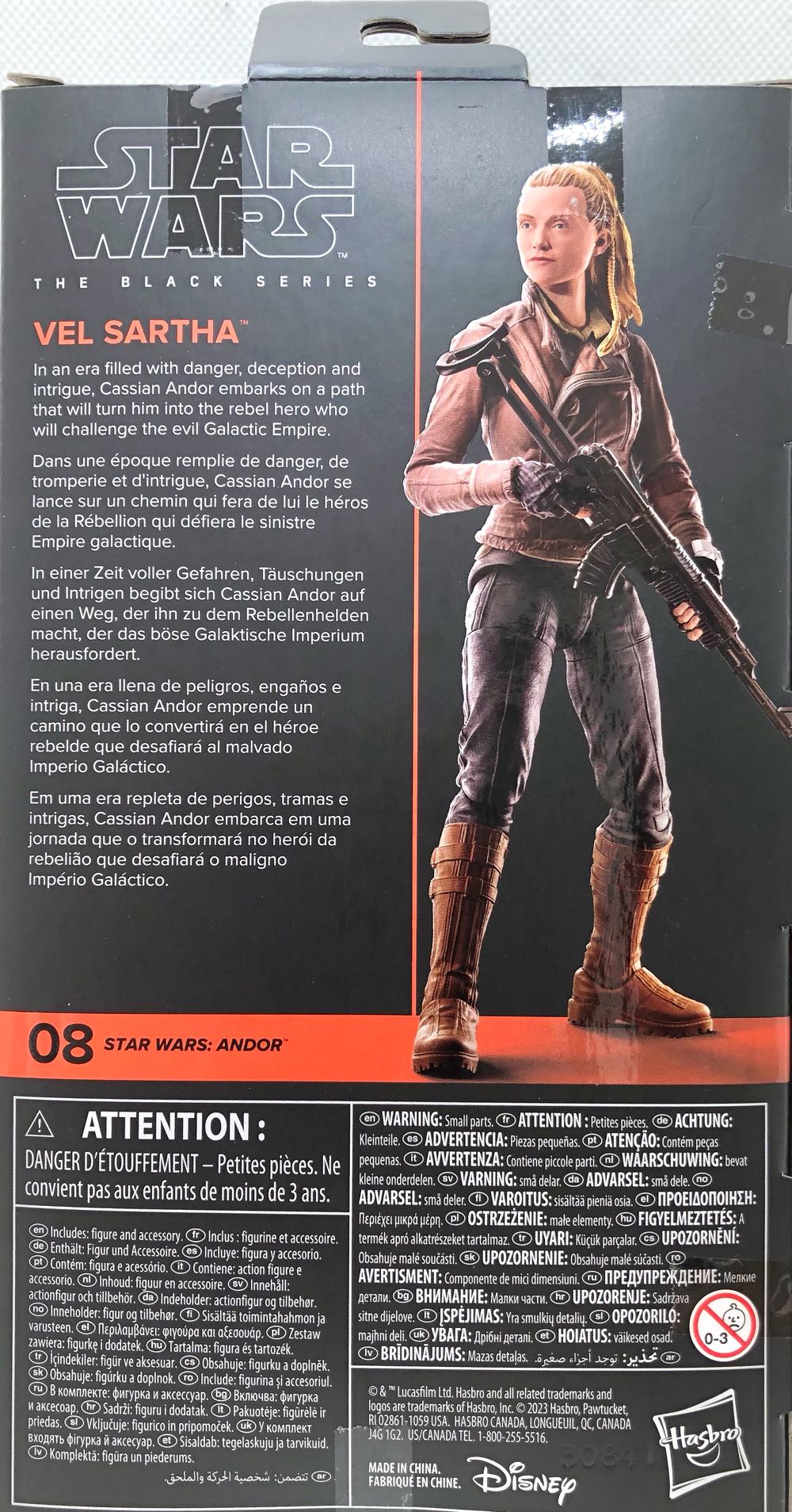 Vel Sartha (Andor) - Hasbro (Star Wars Black 6”) (Star Wars) action figure collectible - Main Image 2