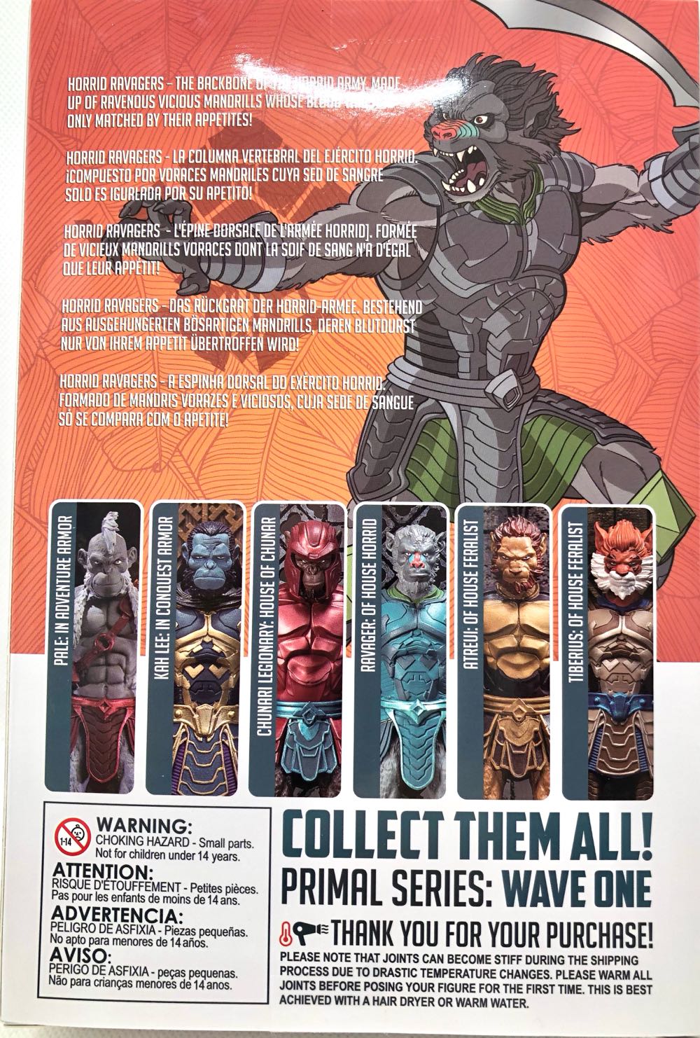 The Horrid : Ravager - Spero Toys (Animal Warriors) (Animal Warriors Of The Kingdom) action figure collectible - Main Image 2