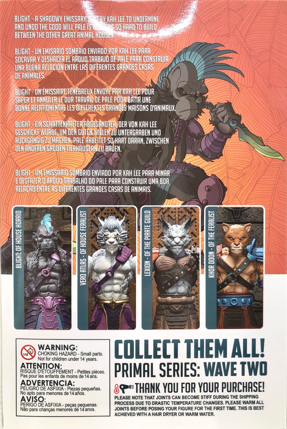 Blight - Spero Toys (Animal Warriors) (Animal Warriors Of The Kingdom) action figure collectible - Main Image 2