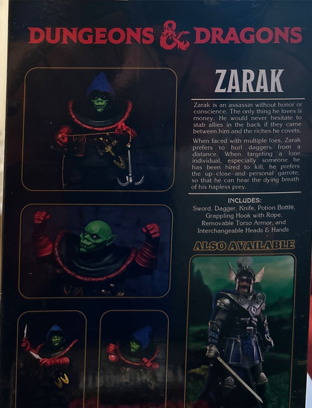 NECA Dungeons & Dragons: Zarak [Ultimate] - Neca (Dungeons And Dragons) action figure collectible [Barcode 634482522776] - Main Image 2