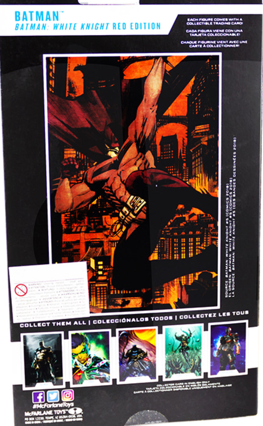 Batman - White Knight Red Edition - McFarlane Toys (DC Multiverse) (Batman: White Knight) action figure collectible - Main Image 2