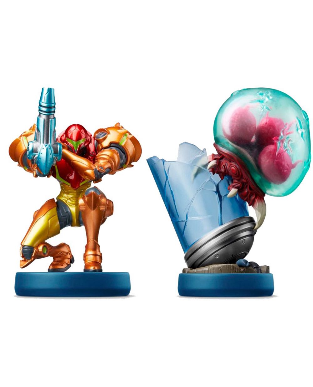 Amiibo: 2-Pack Samus Aran & Metroid - Nintendo (Amiibo) action figure collectible - Main Image 2