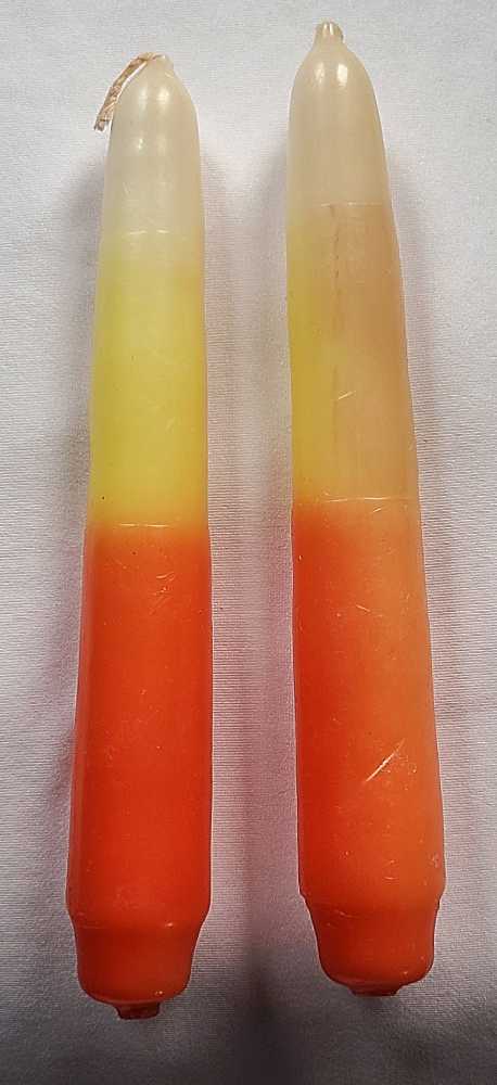 CANDLE: Halloween Yankee Halloween Candy Corn 1992 Tapers - Yankee Candle (Halloween Candles) action figure collectible - Main Image 3