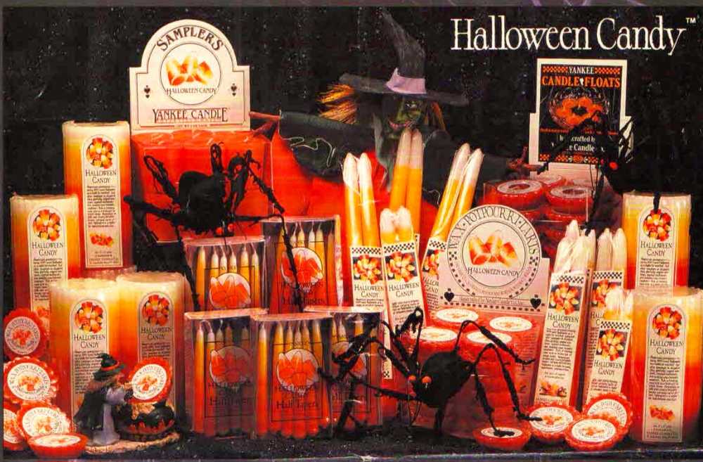 CANDLE: Halloween Yankee Halloween Candy Corn 1992 Tapers - Yankee Candle (Halloween Candles) action figure collectible - Main Image 4
