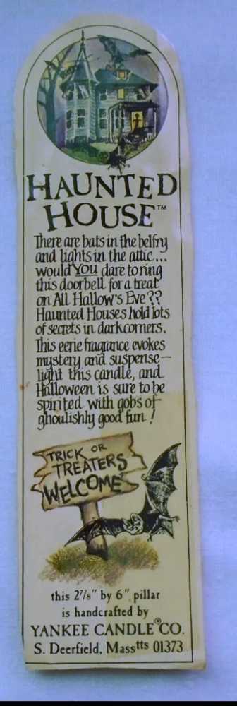 CANDLE: Halloween Yankee Haunted House 1992 Tapers - Yankee Candle (Halloween Candles) action figure collectible - Main Image 3