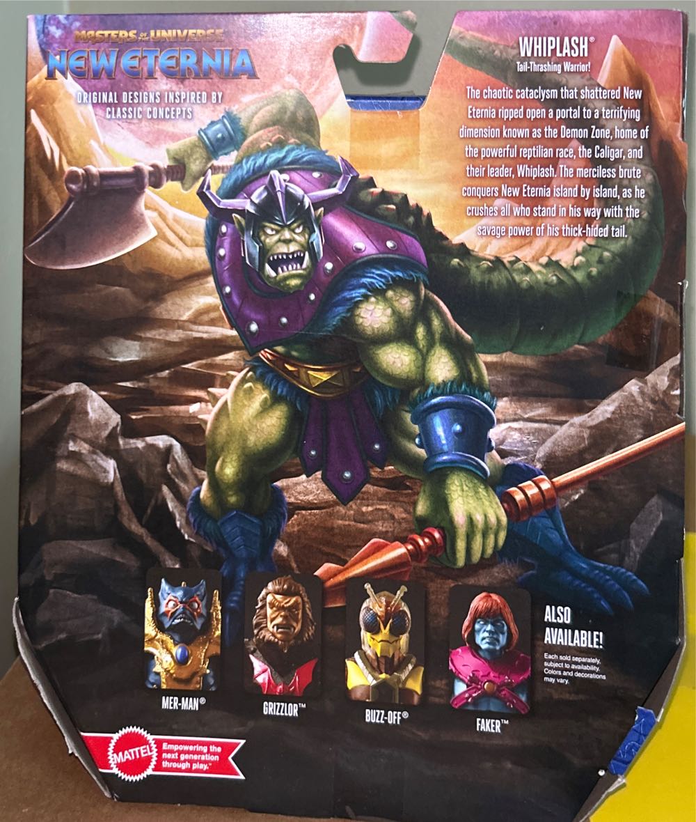 Whiplash - Mattel (Masterverse) (Masters of the Universe - Masterverse) action figure collectible [Barcode 194735111633] - Main Image 2