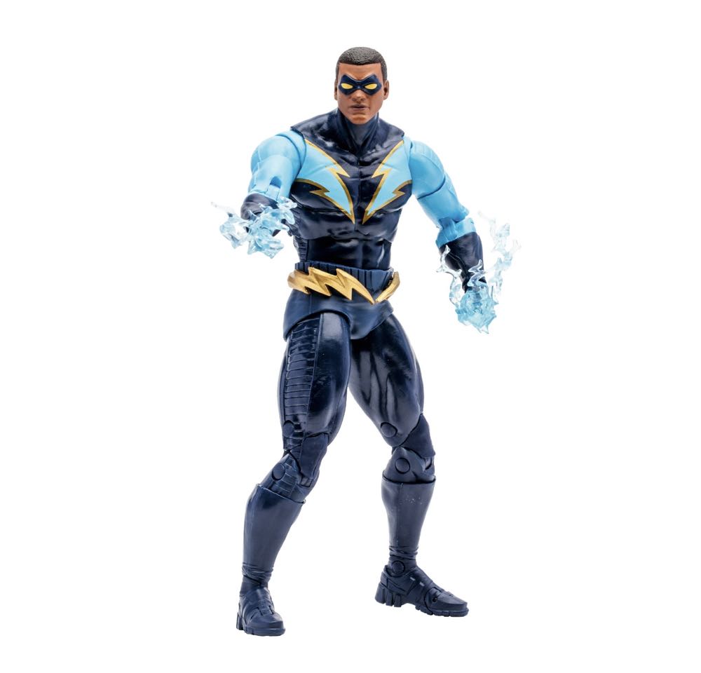 Black Lightning - McFarlane Toys (DC Multiverse Gold Label Collection Walmart Exclusive Final Crisis) action figure collectible [Barcode 787926170382] - Main Image 4