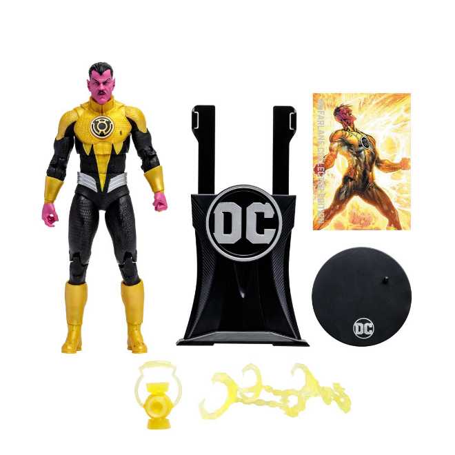 Sinestro - DC - VILLAINS (Green Lantern Villains) action figure collectible [Barcode 787926170061] - Main Image 2