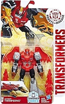 Robots In Disguise Warrior Class Twinferno - Hasbro (Transformers) action figure collectible - Main Image 3