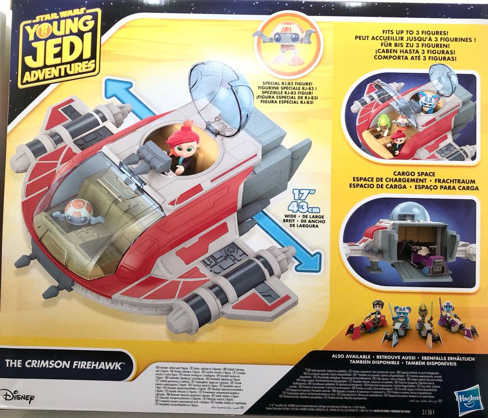 (V) The Crimson Firehawk - Hasbro (Star Wars Young Jedi Adventures) (Star Wars) action figure collectible - Main Image 2