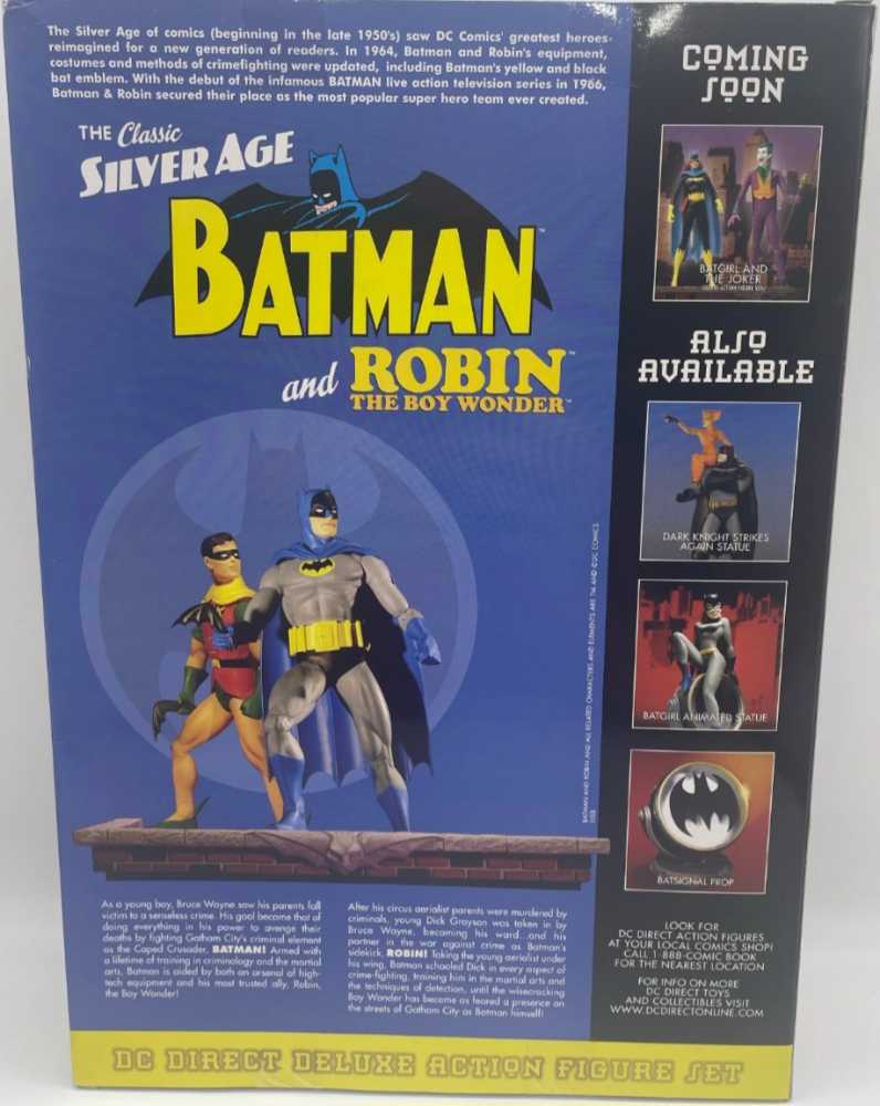 DC Direct Classic Silver Age Batman & Robin - DC Direct (DC Direct Classic Silver Age) action figure collectible - Main Image 2