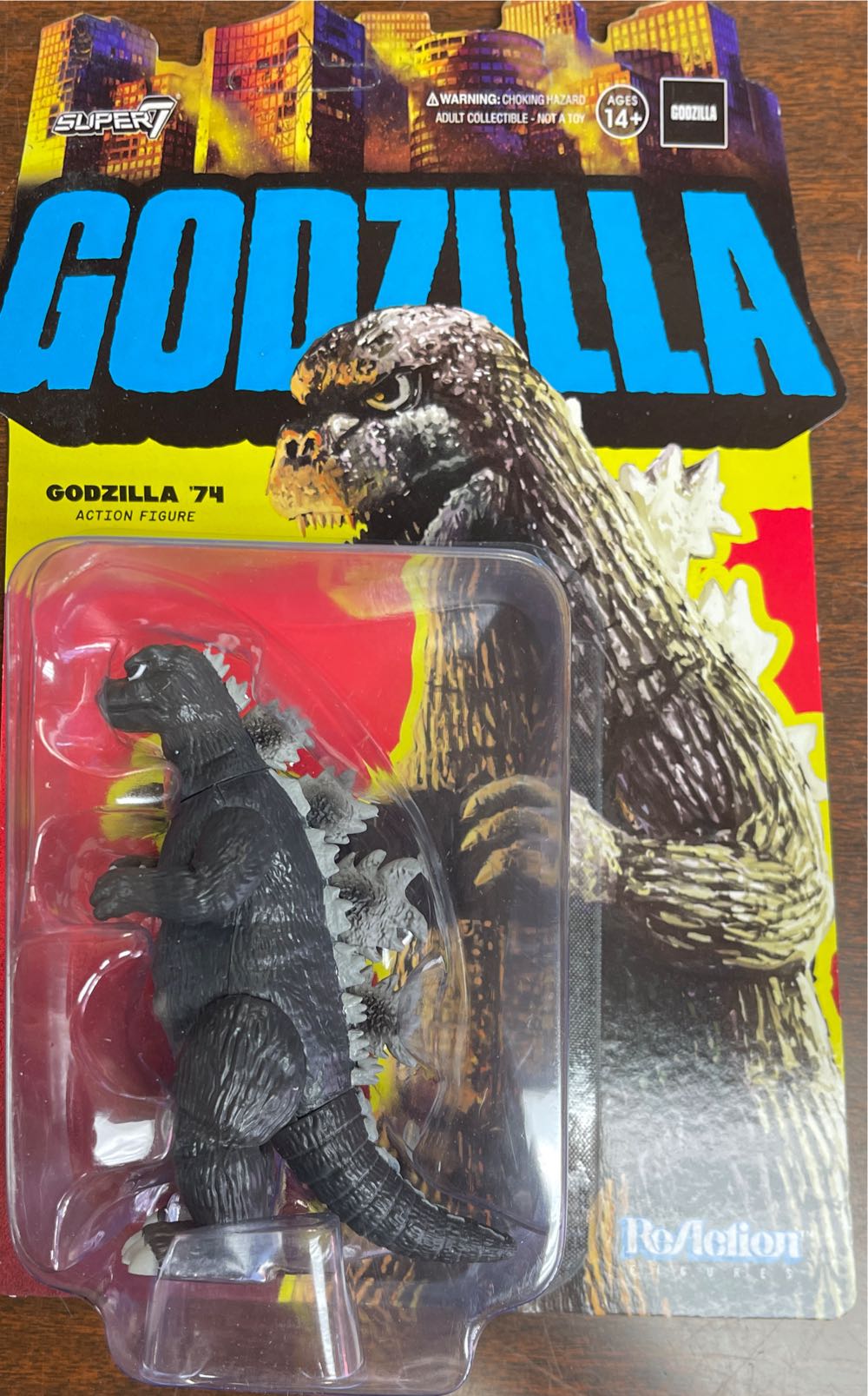 Super 7 - Godzilla (’74) - Super7 (Godzilla) action figure collectible [Barcode 840049830318] - Main Image 1