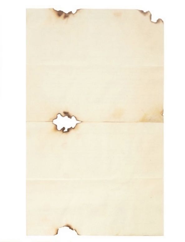 Spectre Burned Guardianship Document And Envelope  (Original Movie Prop) action figure collectible - Main Image 2