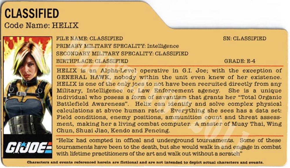 Agent Helix - Hasbro (GI Joes Classified - Joes) action figure collectible - Main Image 4