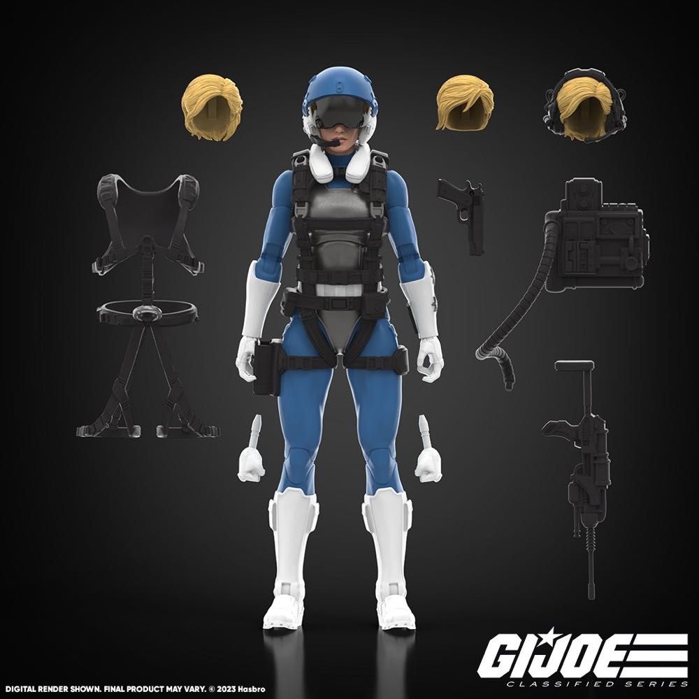 144 | Jane “Glenda” Mullighan - Hasbro (G.I. Joe Classified) (G.I.Joe Classified Series) action figure collectible - Main Image 4