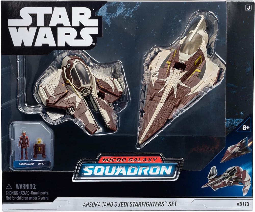Jedi Starfighters Set (Ahsoka Tano’s) - Jazwares (Star Wars: The Clone Wars) action figure collectible [Barcode 191726721246] - Main Image 2