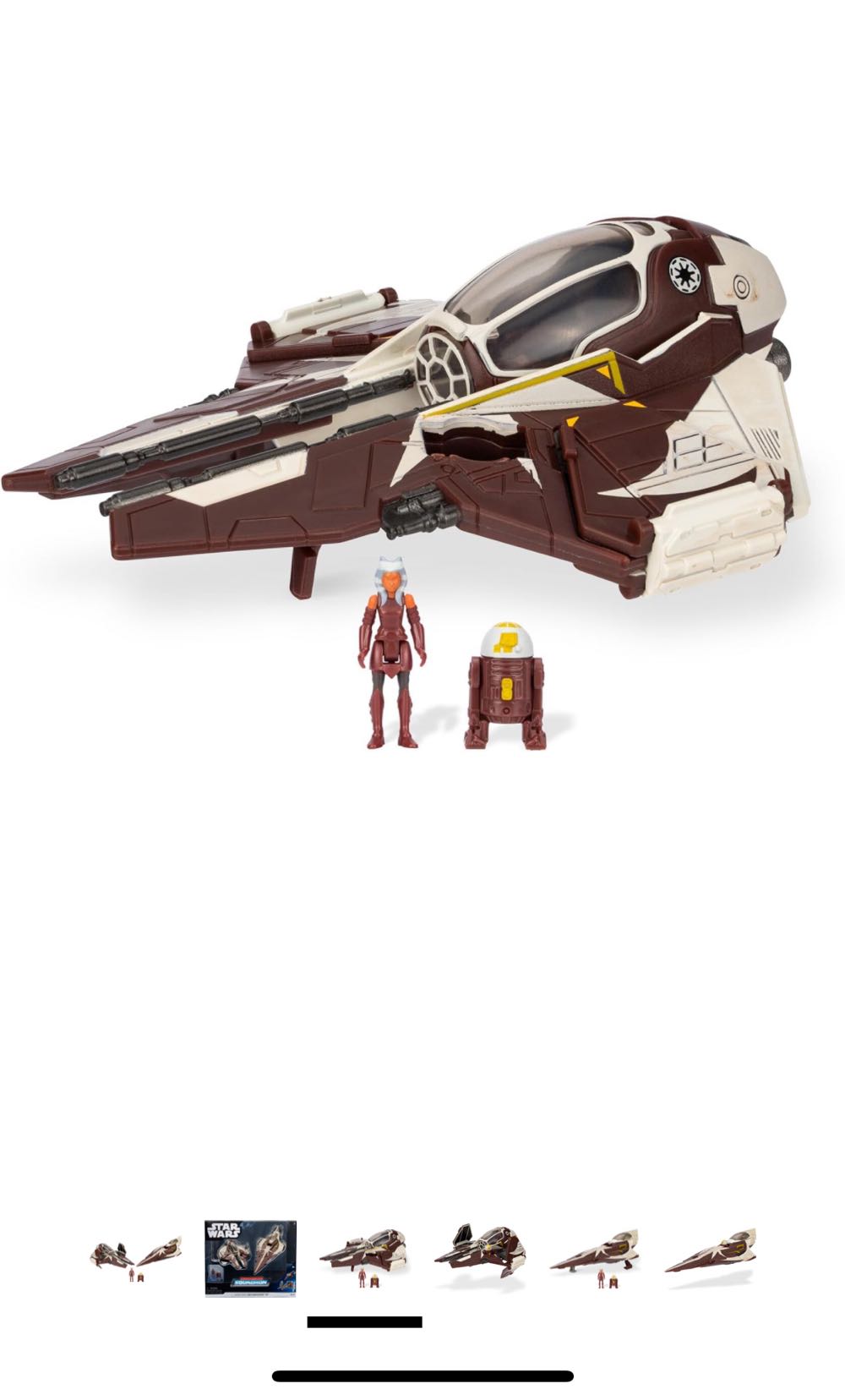 Jedi Starfighters Set (Ahsoka Tano’s) - Jazwares (Star Wars: The Clone Wars) action figure collectible [Barcode 191726721246] - Main Image 3