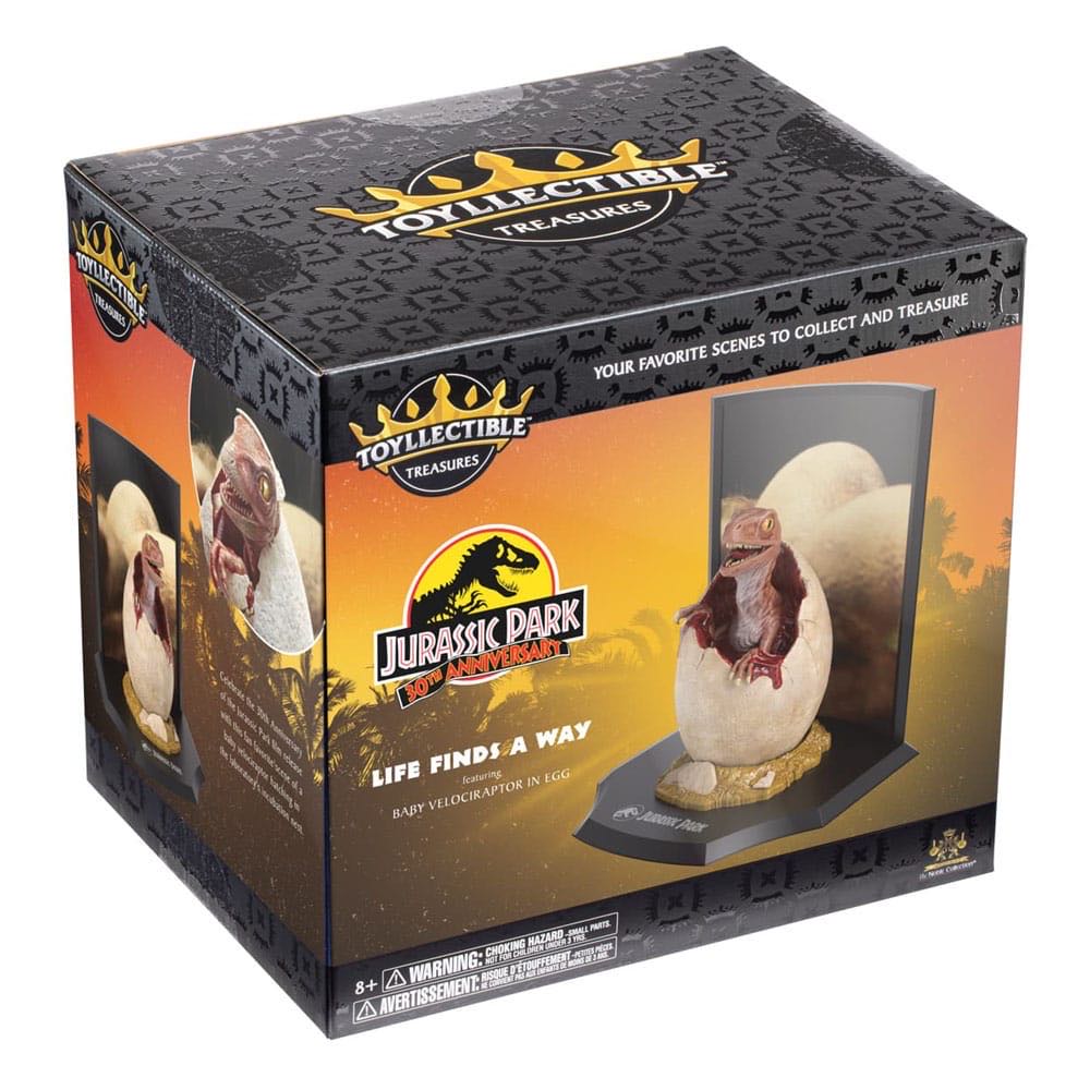 Baby Velociraptor Nell’uovo - Toyllectible Treasures - Jurassic Park 30th Anniversary - Toyllectible Treasures action figure collectible [Barcode 849421008499] - Main Image 2