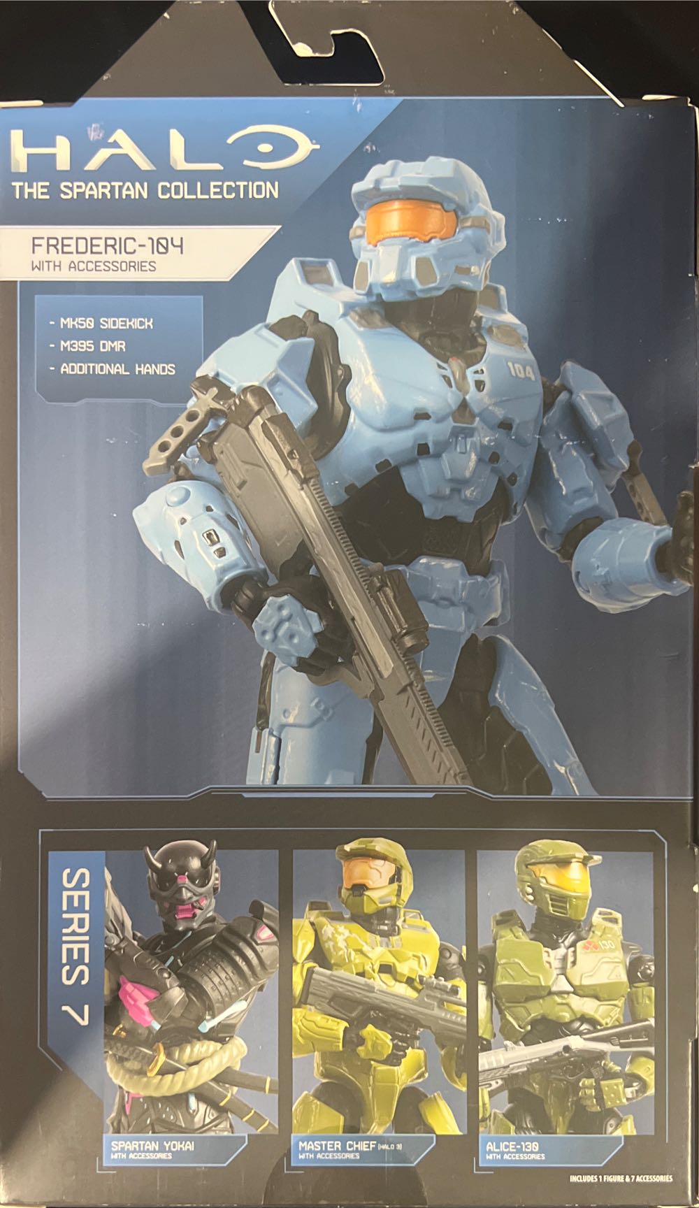 Spartan Frederic-104 - Jazwares (Halo: The Spartan Collection) action figure collectible [Barcode 191726432036] - Main Image 2