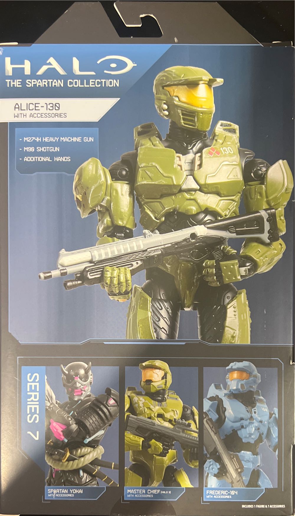 Spartan Alice-130 - Jazwares (Halo: The Spartan Collection) action figure collectible [Barcode 191726432029] - Main Image 2