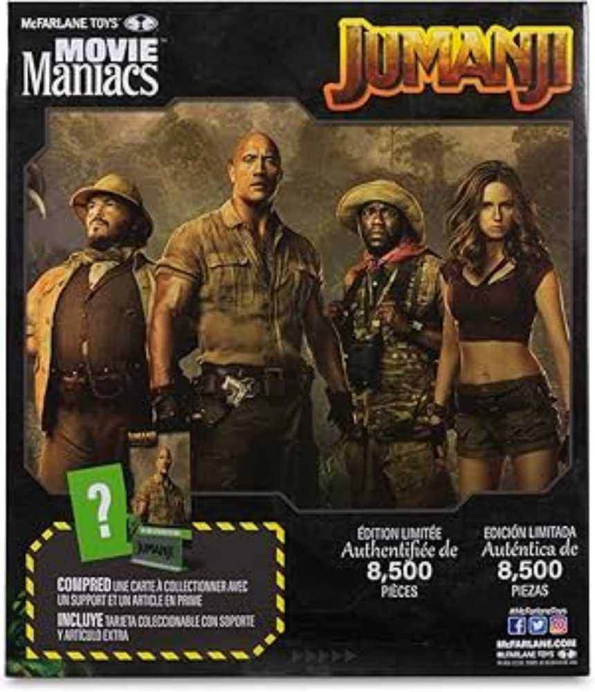 Movie Maniacs: Dr. Smolder Bravestone (Jumanji) - McFarlane Toys (Jumanji) action figure collectible [Barcode 787926140217] - Main Image 2