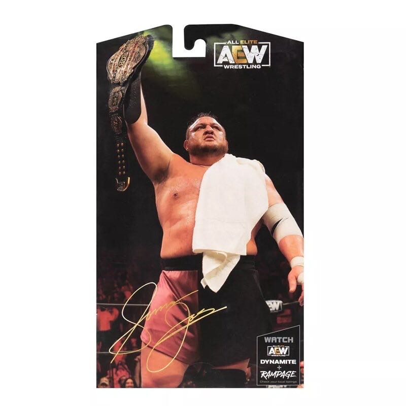 Samoa Joe - Jazwares (AEW) action figure collectible [Barcode 191726491118] - Main Image 2