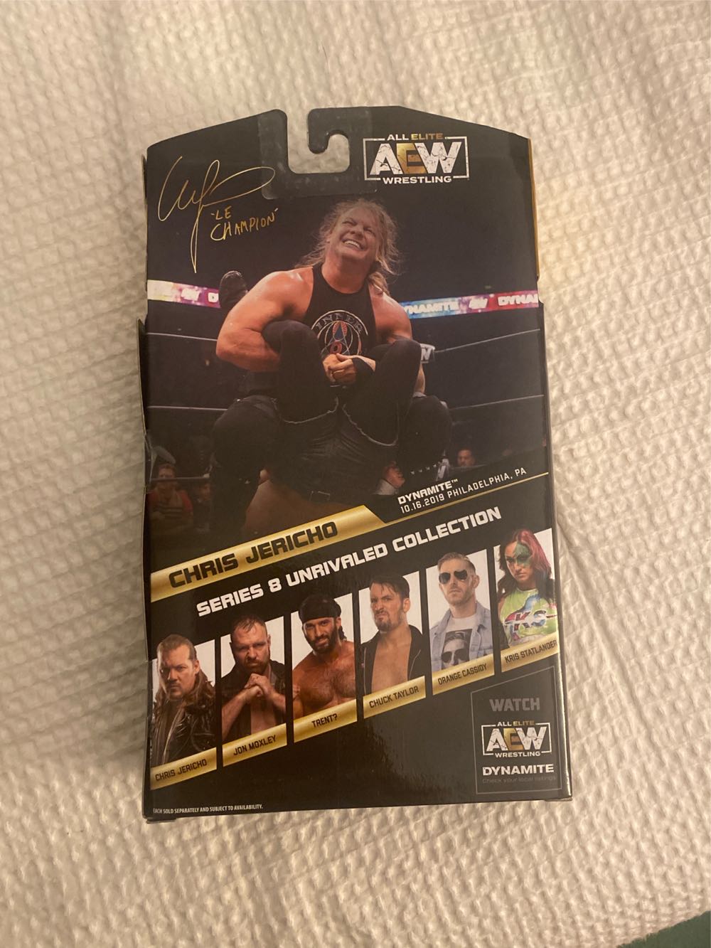 Chris Jericho  (AEW Unrivaled Collection Series 8) action figure collectible [Barcode 191726393689] - Main Image 2