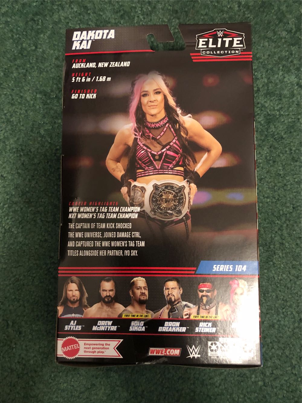 Dakota Kai - Mattel (WWE Elite Series 104) action figure collectible [Barcode 194735105199] - Main Image 2