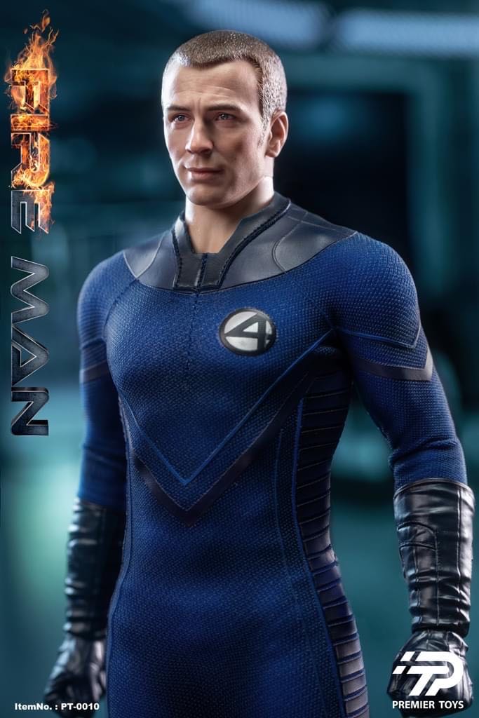 Fire Man (The Human Torch) - Premier Toys (Fantastic 4) action figure collectible - Main Image 2