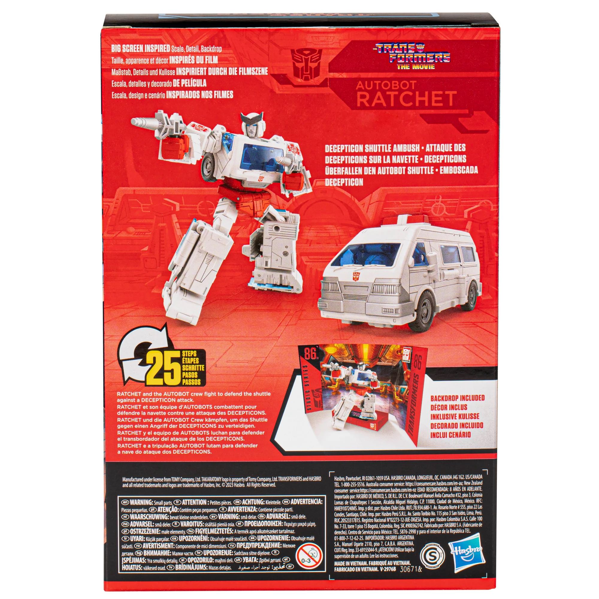 Ratchet (86-23 Voyager Class) - Hasbro / Takara Tomy (Transformers Studio Series) action figure collectible [Barcode 5010996172235] - Main Image 4