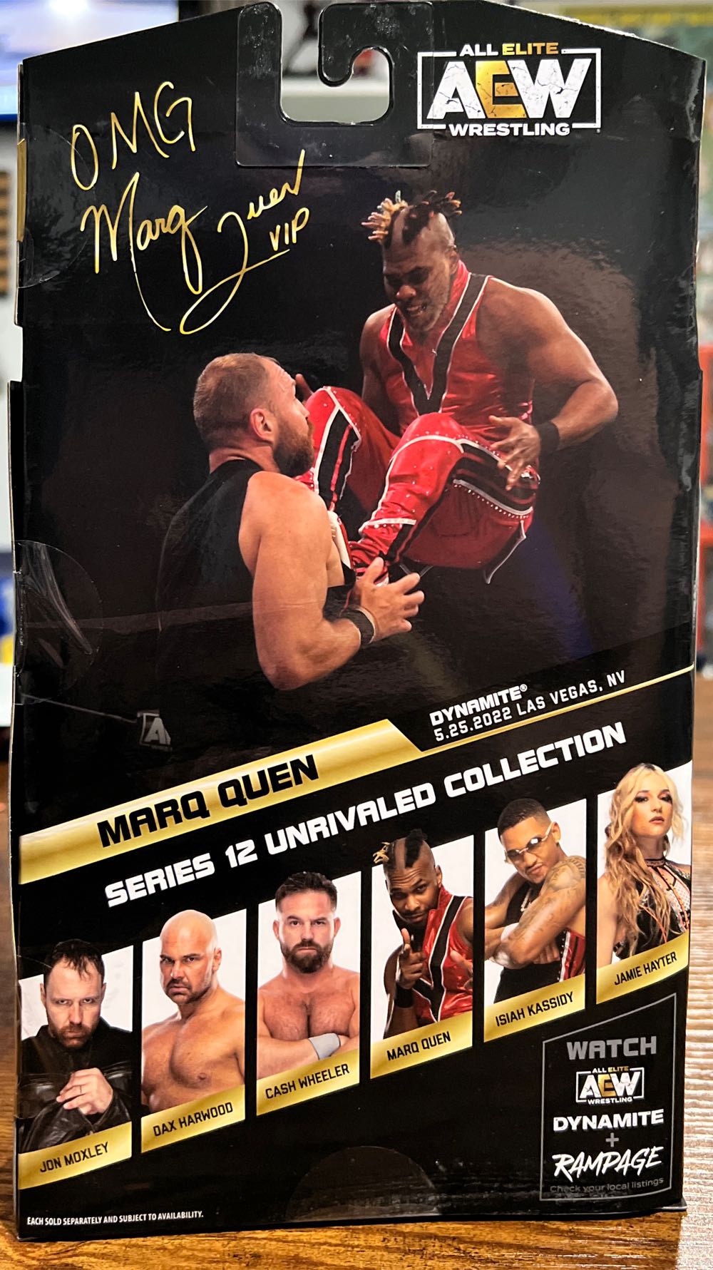 Marq Quen - Jazwares AEW (AEW) action figure collectible - Main Image 2