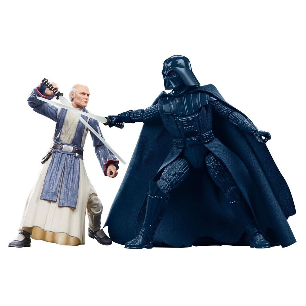 Obi-Wan Kenobi & Darth Vader (Star Wars: A New Hope) - Hasbro - Star Wars The Black Series (Star Wars - The Black Series Concept Art Edition) action figure collectible [Barcode 400950616809] - Main Image 4
