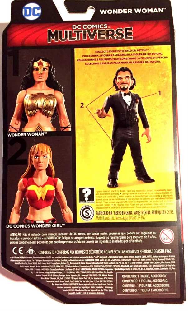 DC Multiverse Wonder Woman BAF Dr. Psycho - Mattel (DC Multiverse) action figure collectible - Main Image 2