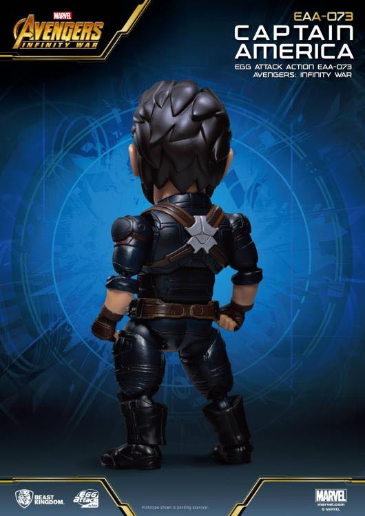 Avengers: Infinity War Egg Attack Action EAA-073 Captain America PX Previews Exclusive - Beast Kingdom (Marvel Infinity War) action figure collectible - Main Image 2