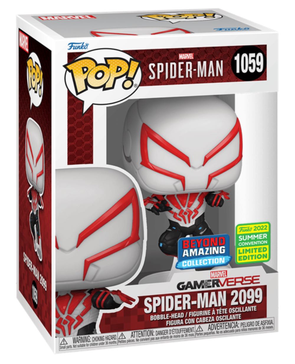 Spider-Man 2099 (White) - Funko Pop! (Funko Pop!) action figure collectible [Barcode 889698622837] - Main Image 2